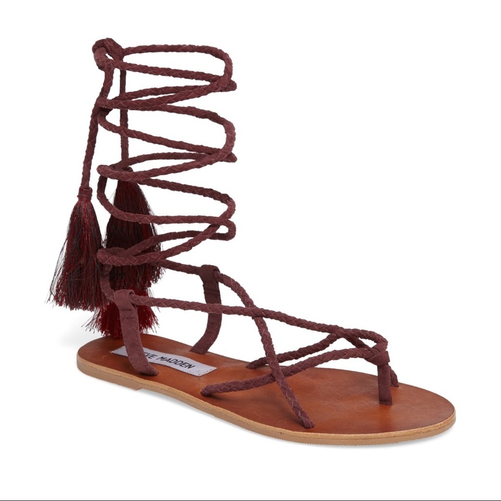 Jazy Tasseled Wraparound Sandal